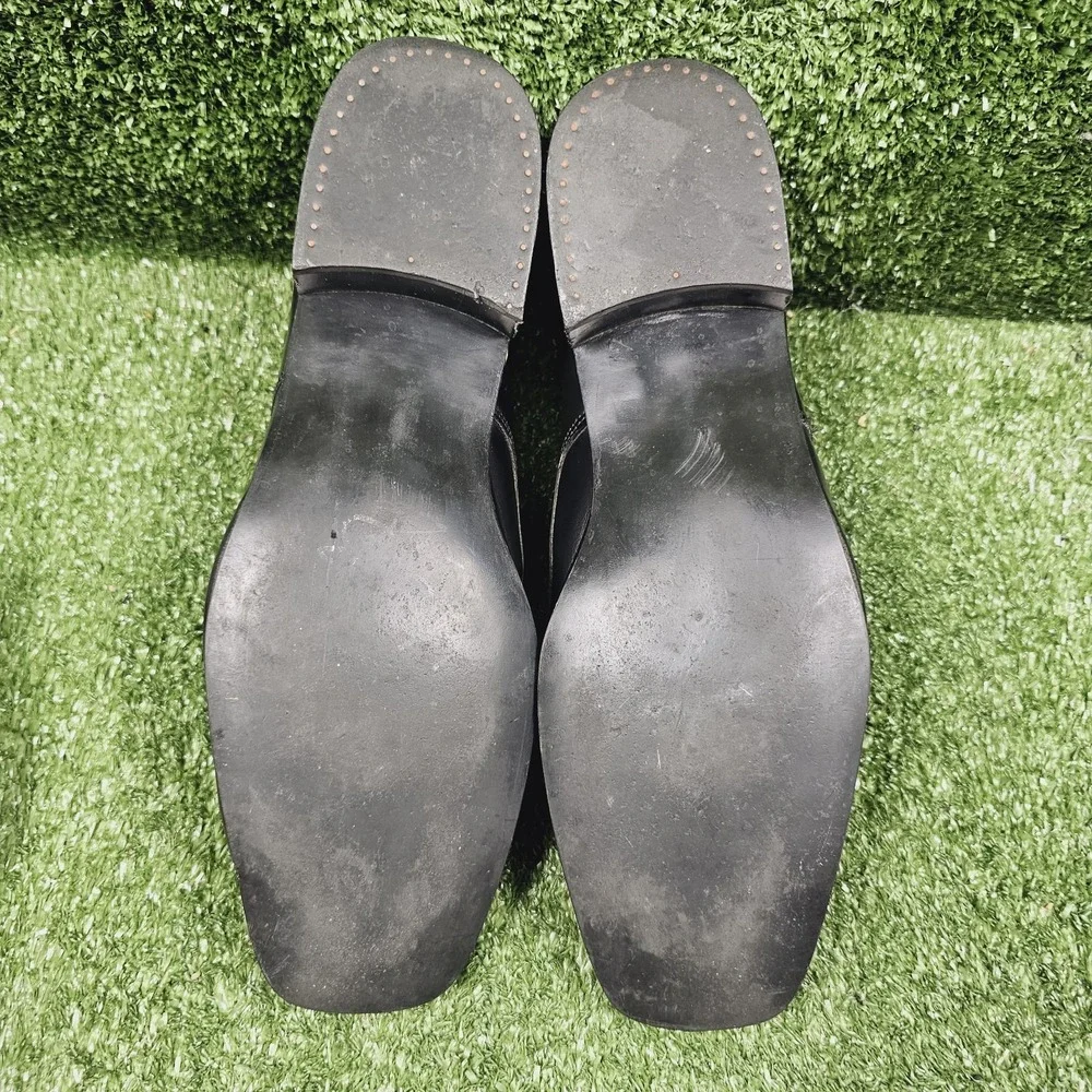 Vintage John Fluevog George Cox Black Leather‎ Dress Shoes Made In England US 12